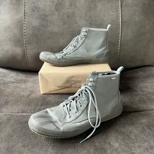 Keds Women's Lace-Up Duck Boot Sneakers Waterproof Gray High Top 9.5